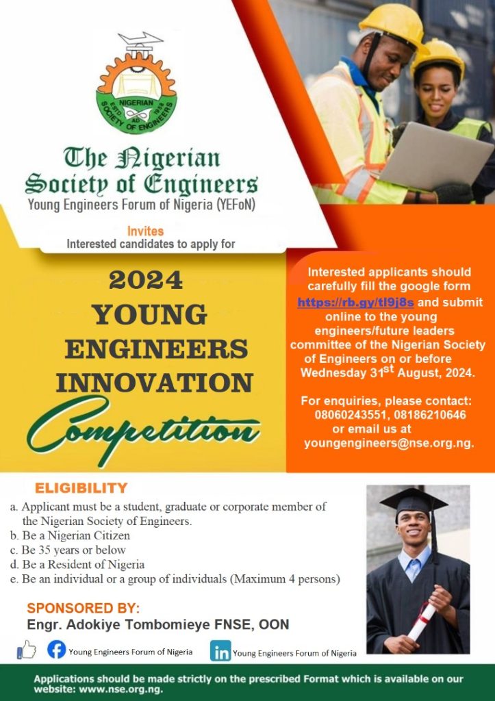 Engineering Gathering Program ANNOUNCING THE COMMENCEMENT OF ONLINE REGISTRATION FOR THE 2025 NSE ...